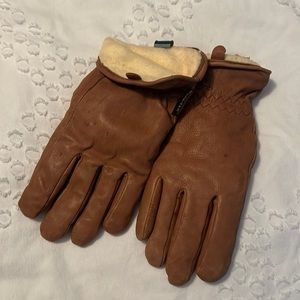 Cabella tan leather gloves